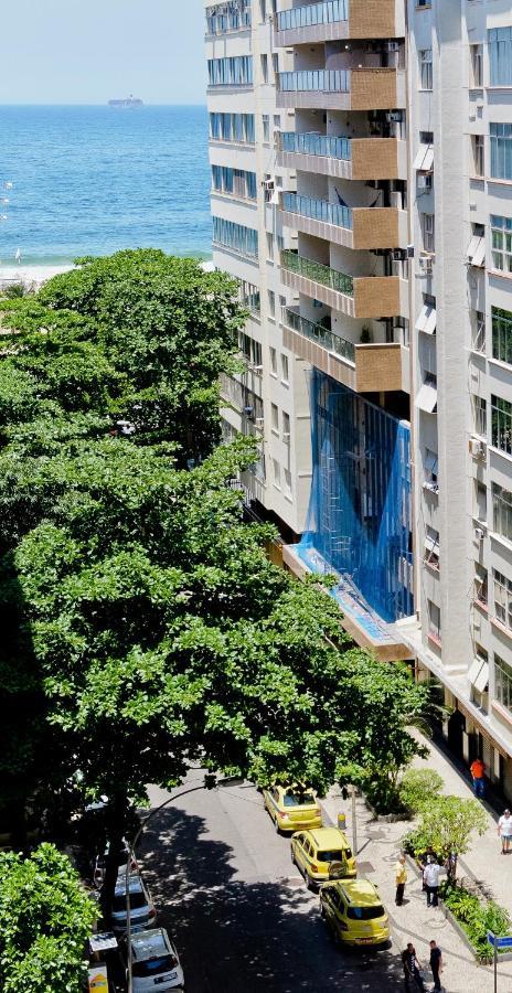 Vista Lateral Mar Copacabana Rio de Janeiro Bagian luar foto