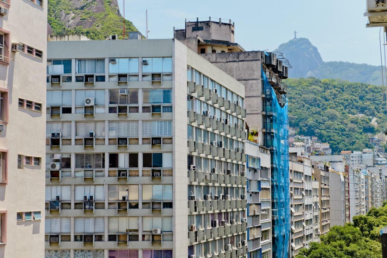 Vista Lateral Mar Copacabana Rio de Janeiro Bagian luar foto
