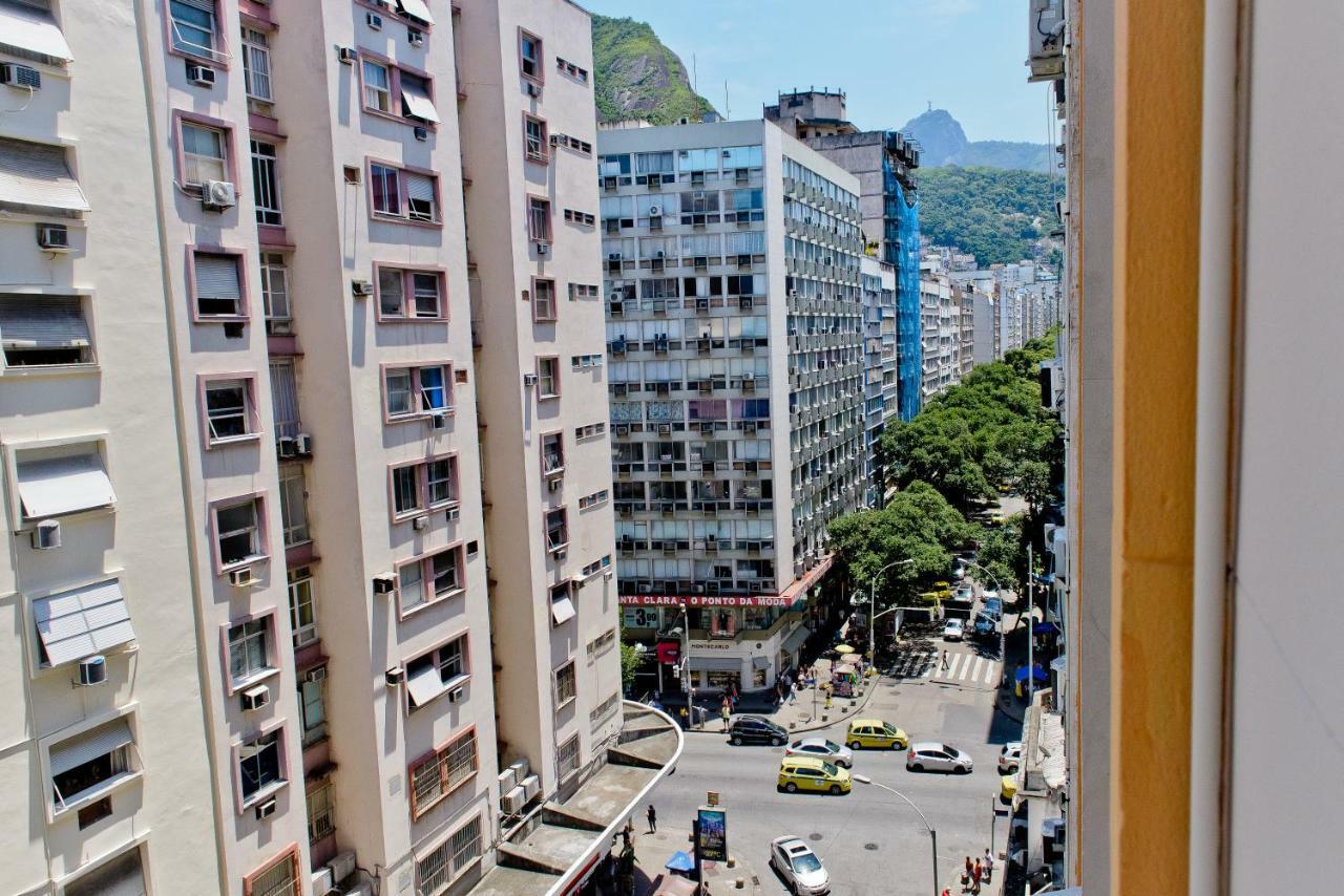 Vista Lateral Mar Copacabana Rio de Janeiro Bagian luar foto